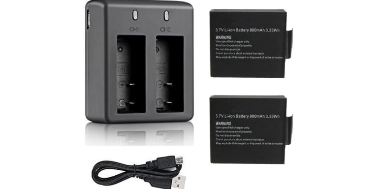 Action Camera Battery Pack with USB Charger Action Camera Battery Pack with USB Charger