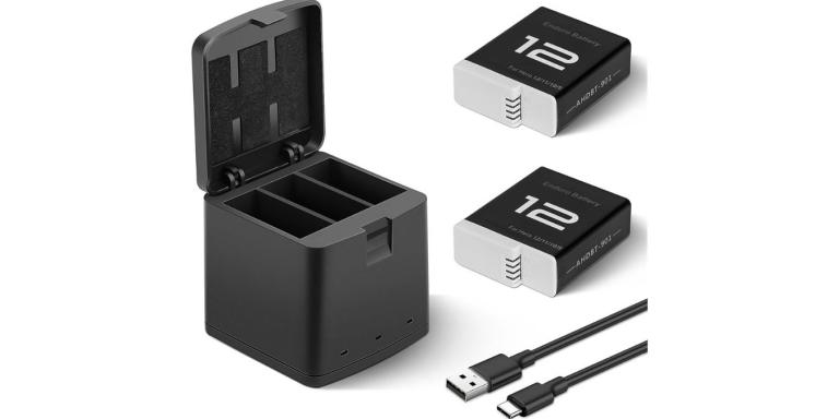 1800mAh Batteries with Charging Station for GoPro 1800mAh Batteries with Charging Station for GoPro