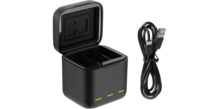 TELESIN Battery Charger Box with Type-C USB Cable is one of the best third-party action camera charges