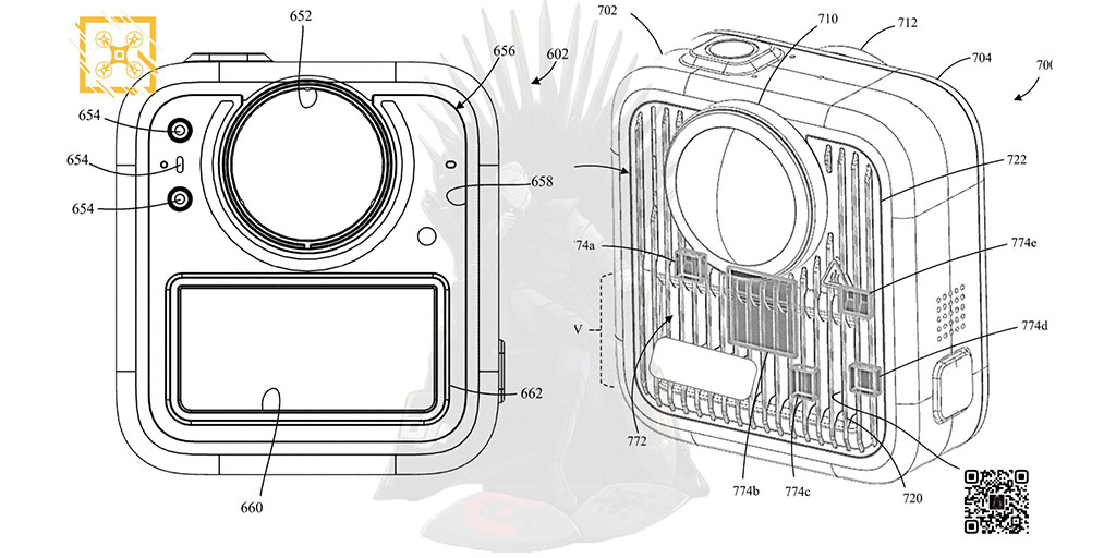 GoPro Max 2 Patent Schematic Image